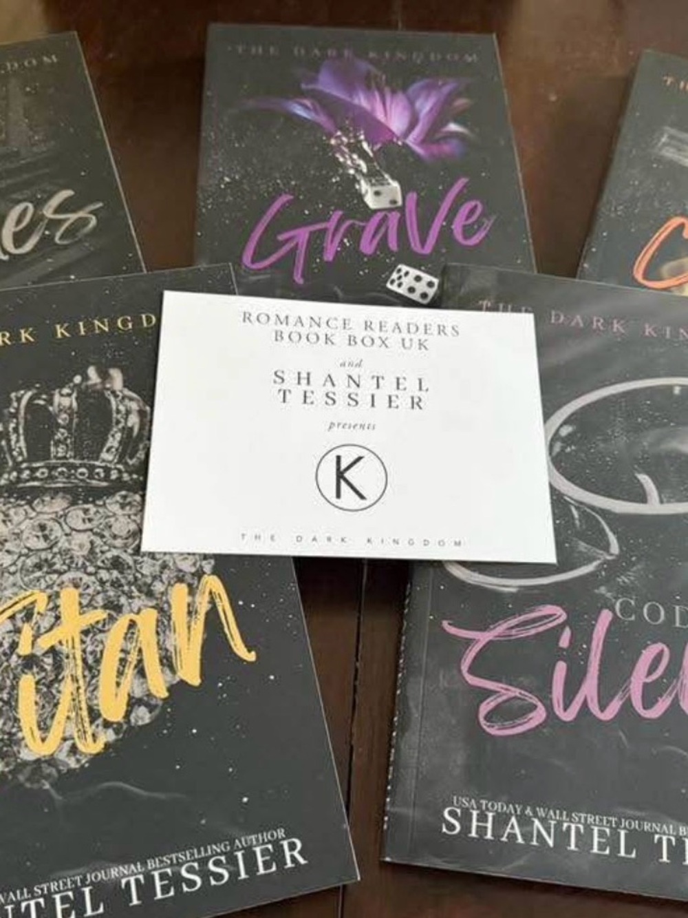 The Dark Kingdom Book Set – Black and Purple Covers